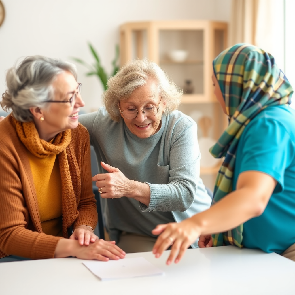 Comunitate de seniori care se sprijină reciproc în călătoria către o viață sănătoasă